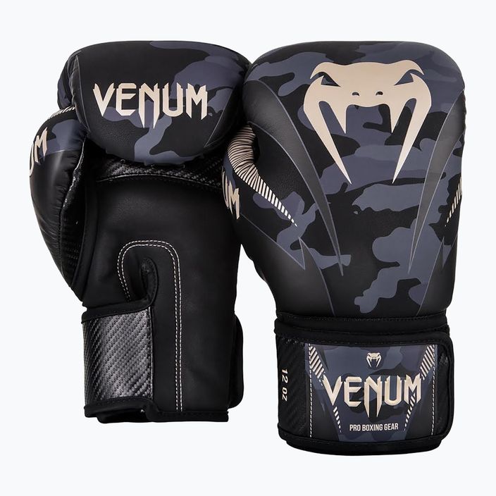 Рукавиці боксерські Venum Impact чорно-сірі VENUM-03284-497 6