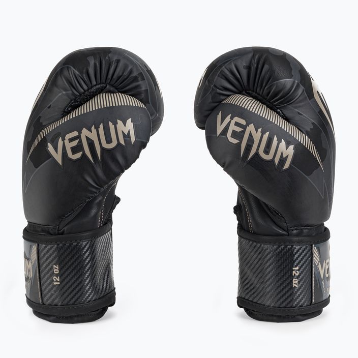 Рукавиці боксерські Venum Impact чорно-сірі VENUM-03284-497 4