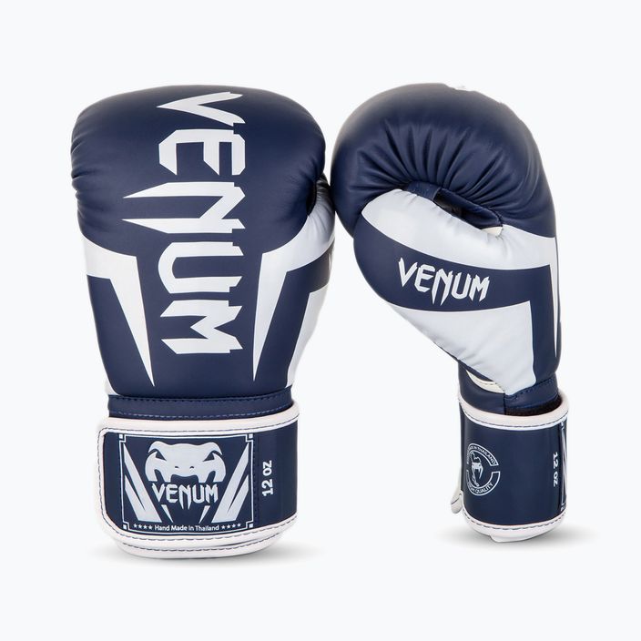 Рукавиці боксерські Venum Elite блакитно-білі 1392 9