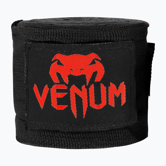 Боксерський значок Venum Kontact чорний/червоний 2