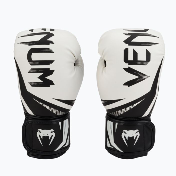 Рукавиці боксерські Venum Challenger 3.0 біло-чорні 03525-210