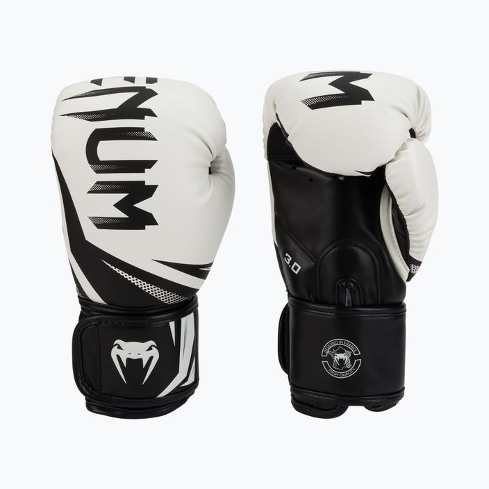Рукавиці боксерські Venum Challenger 3.0 біло-чорні 03525-210 3