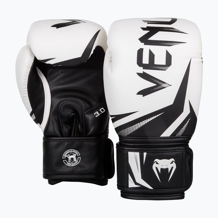 Рукавиці боксерські Venum Challenger 3.0 біло-чорні 03525-210 7