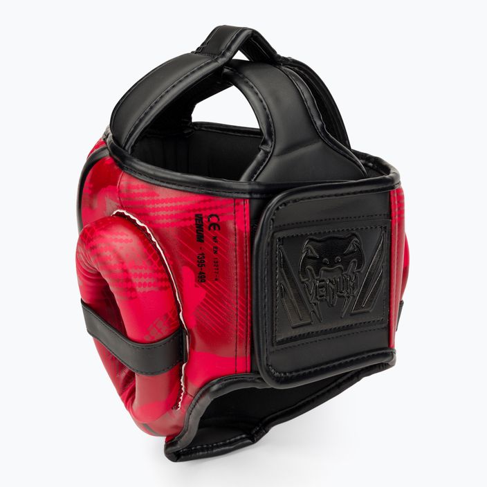 Боксерський шолом Venum Elite червоний камуфляж 3