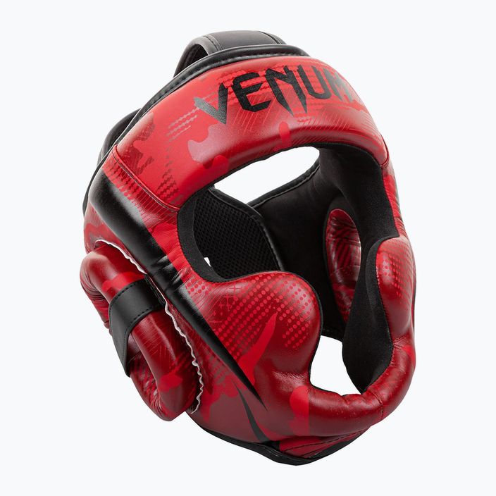 Боксерський шолом Venum Elite червоний камуфляж 5