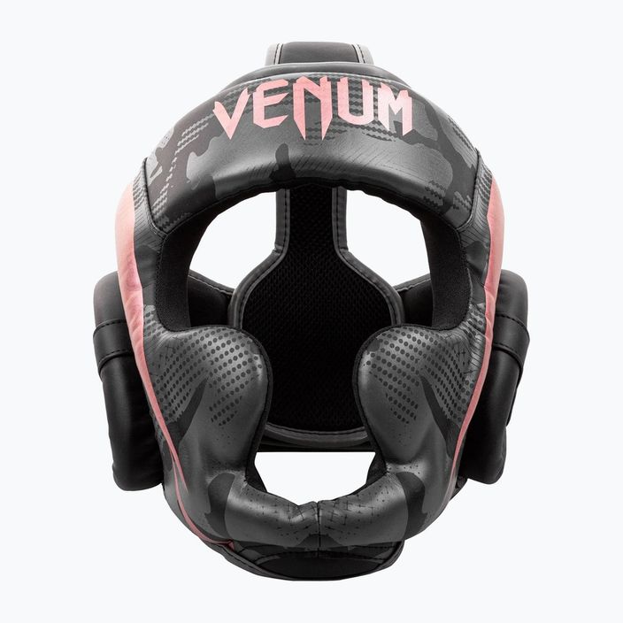 Шолом боксерський Venum Elite чорно-рожевий VENUM-1395-537 11