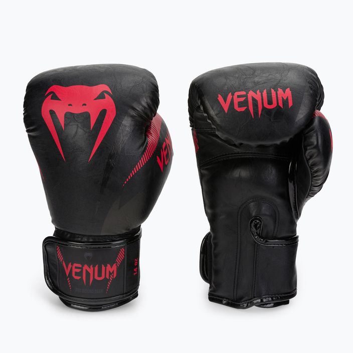 Рукавиці боксерські Venum Impact чорні VENUM-03284-100 3