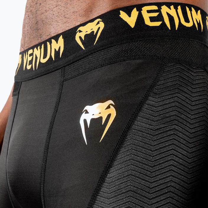 Легінси для тренувань чоловічі Venum г-Fit Compression black/gold 4
