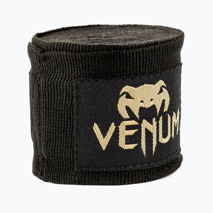 Боксерський значок Venum Kontact чорний/золотий 2