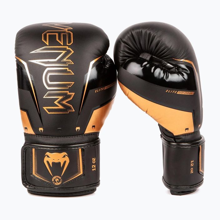 Рукавиці боксерські Venum Elite Evo чорні 04260-137 7
