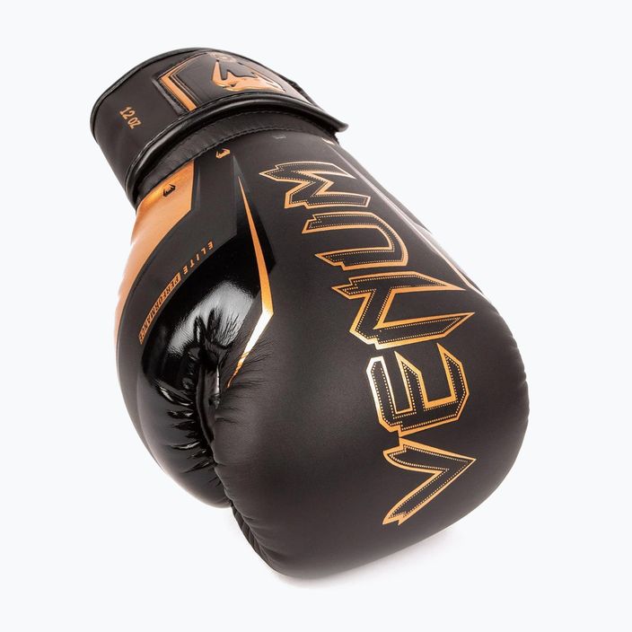 Рукавиці боксерські Venum Elite Evo чорні 04260-137 9