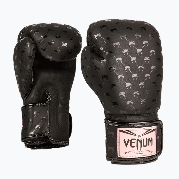Рукавиці боксерські Venum Impact Monogram чорно-золоті VENUM-04586-537 7