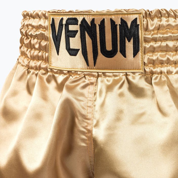 Шорти чоловічі Venum Classic Muay Thai чорно-золоті 03813-449 4
