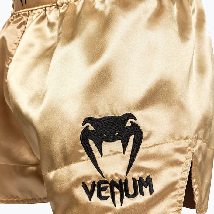 Шорти чоловічі Venum Classic Muay Thai чорно-золоті 03813-449 5