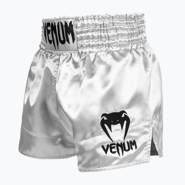 Шорти чоловічі Venum Classic Muay Thai чорно-сріблясті 03813-451 2
