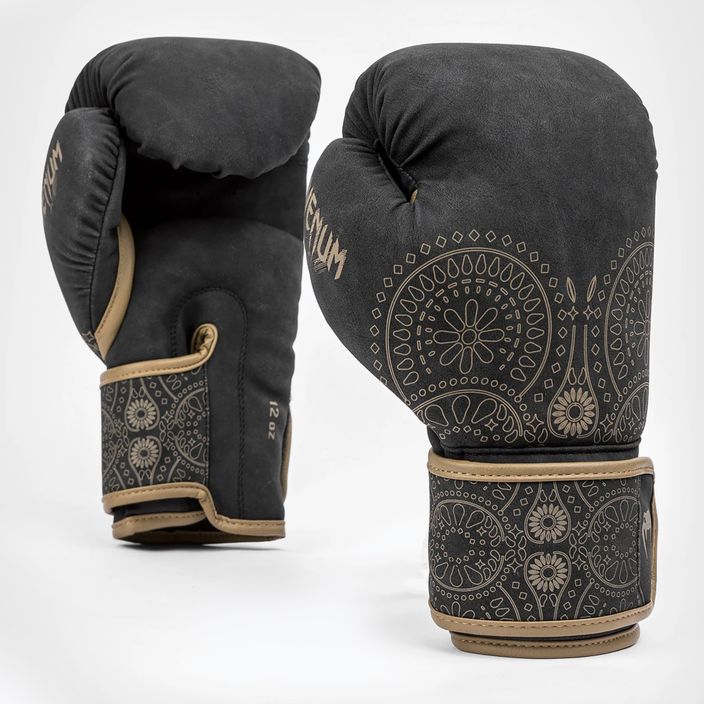 Рукавиці боксерські чоловічі Venum Santa Muerte Dark Side Boxing 3