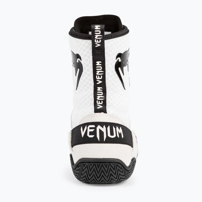 Боксерські черевики Venum Elite білі/чорні 6