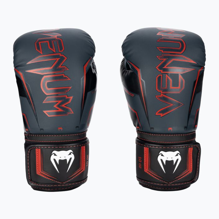 Рукавиці боксерські Venum Elite Evo navy/black/red