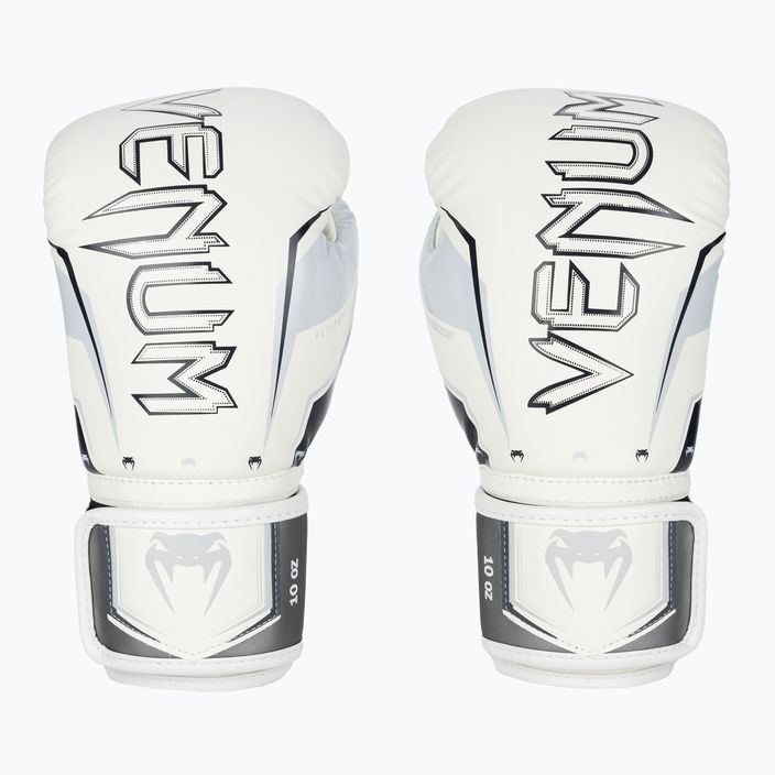 Рукавиці боксерські Venum Elite Evo гrey/white