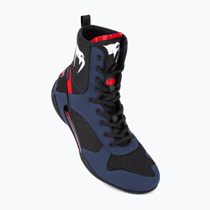 Боксерські черевики Venum Elite темно-сині / чорні 5