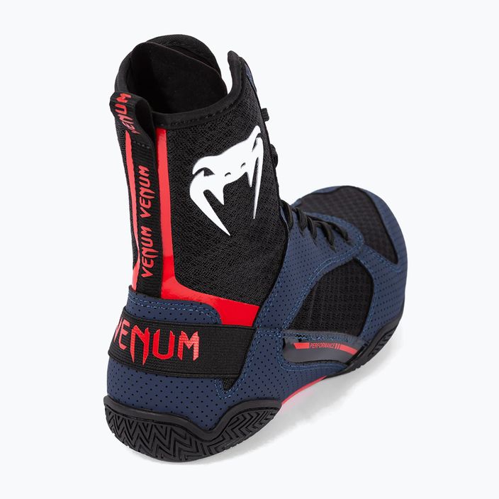 Боксерські черевики Venum Elite темно-сині / чорні 8