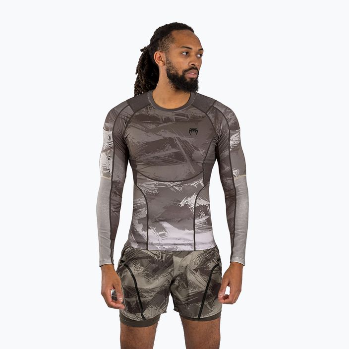 Кофта чоловіча Venum Electron 3.0 Rashguard sand