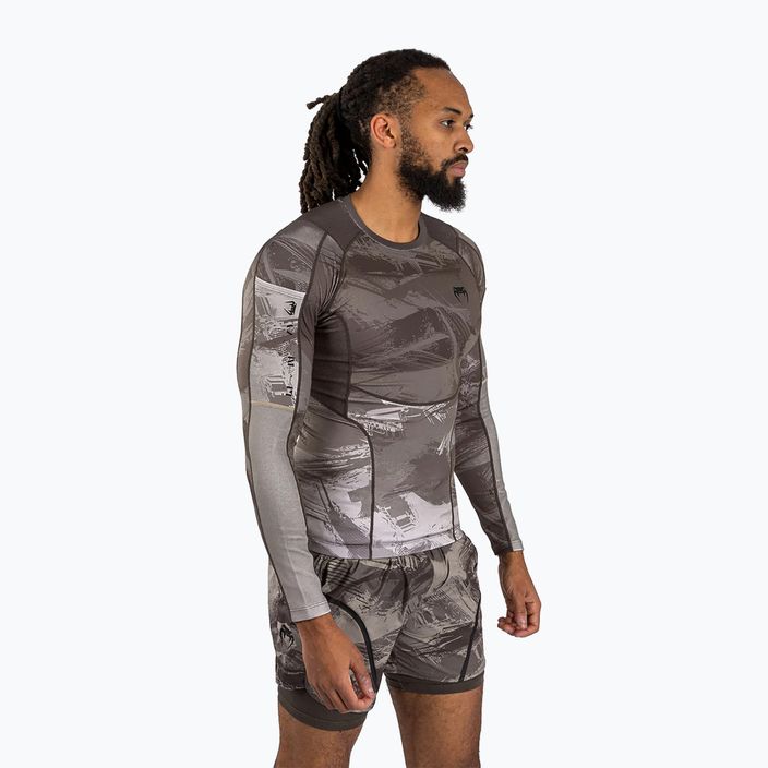 Кофта чоловіча Venum Electron 3.0 Rashguard sand 4