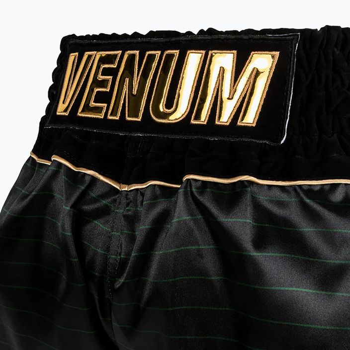 Тренувальні шорти для муай-тай Venum Attack чорні / зелені 5