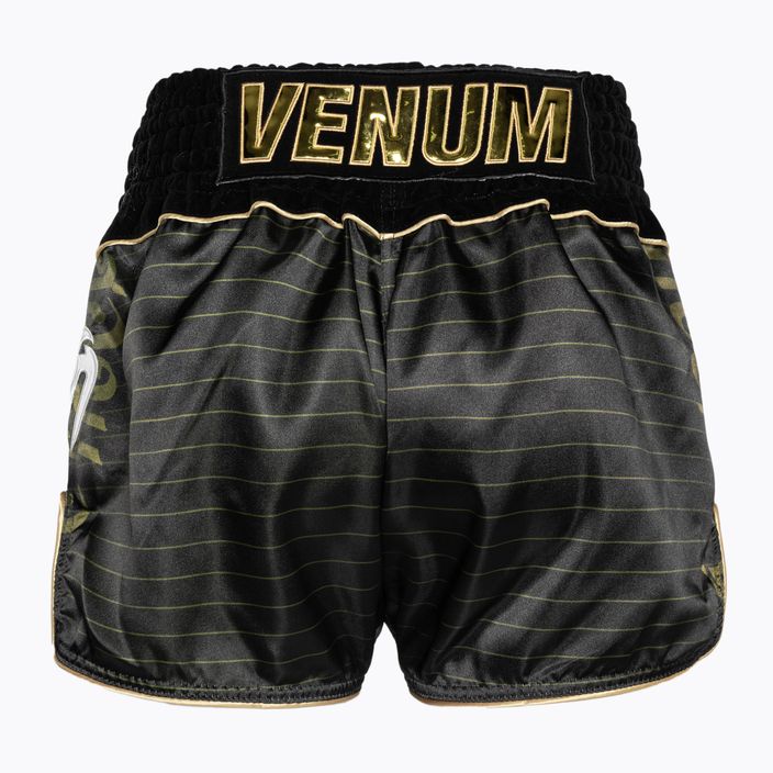 Тренувальні шорти для муай-тай Venum Attack чорні / золоті 2
