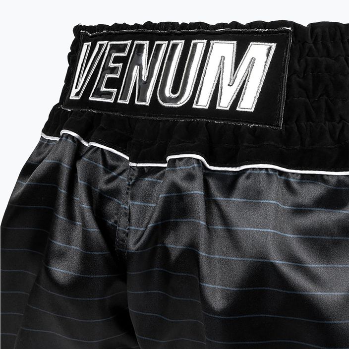 Тренувальні шорти для муай-тай Venum Attack чорний / сріблястий 7