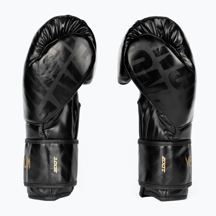 Боксерські рукавички Venum Contender 1.5 XT чорні/золоті 3