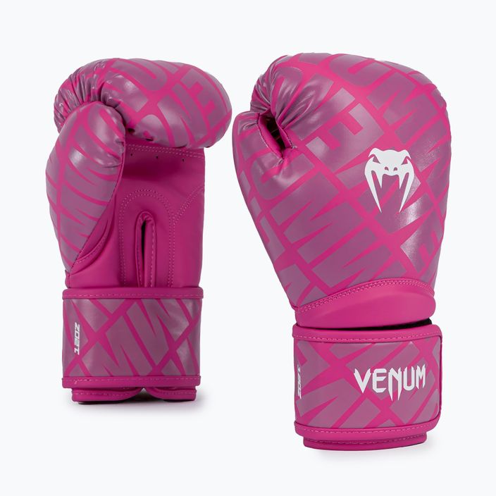 Боксерські рукавички Venum Contender 1.5 XT рожеві/білі 2