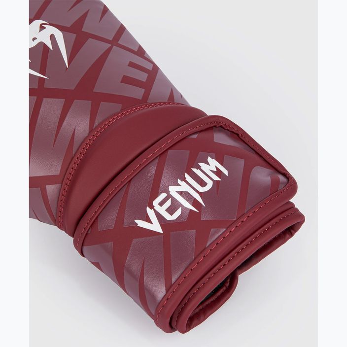 Боксерські рукавички Venum Contender 1.5 XT бордові/білі 3