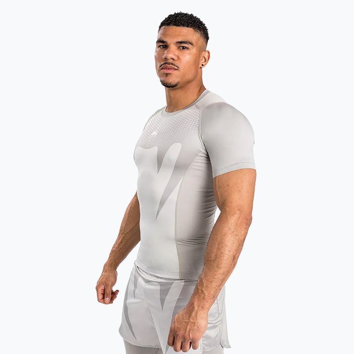 Футболка чоловіча Venum Attack Rashguard beige 3