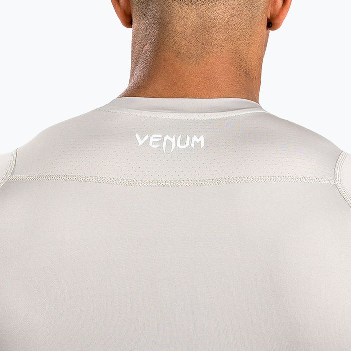 Футболка чоловіча Venum Attack Rashguard beige 5