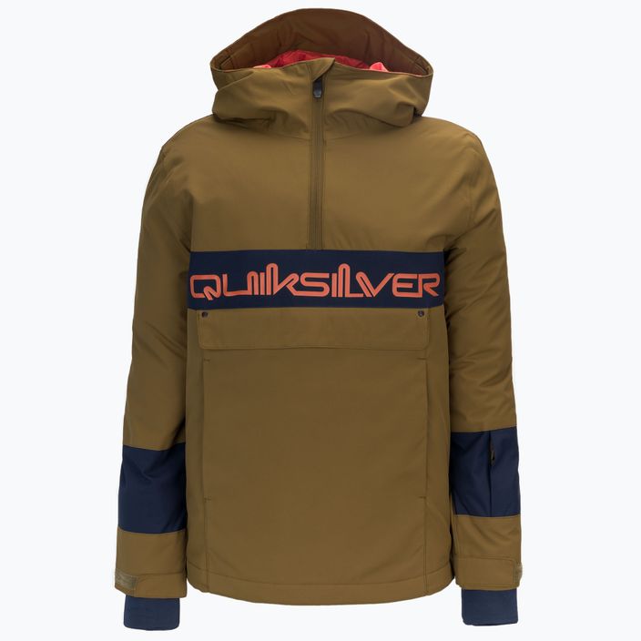 Куртка для сноуборду дитяча Quiksilver Steeze зелена EQBTJ03124