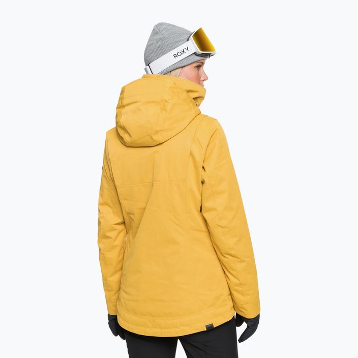 Куртка для сноуборду жіноча Roxy Presence жовта ERJTJ03269 5