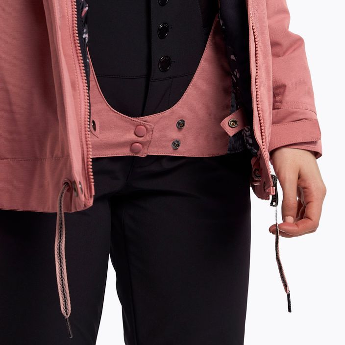 Куртка для сноуборду жіноча Roxy Meade рожева ERJTJ03275 11