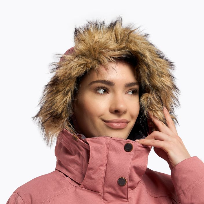 Куртка для сноуборду жіноча Roxy Meade рожева ERJTJ03275 7