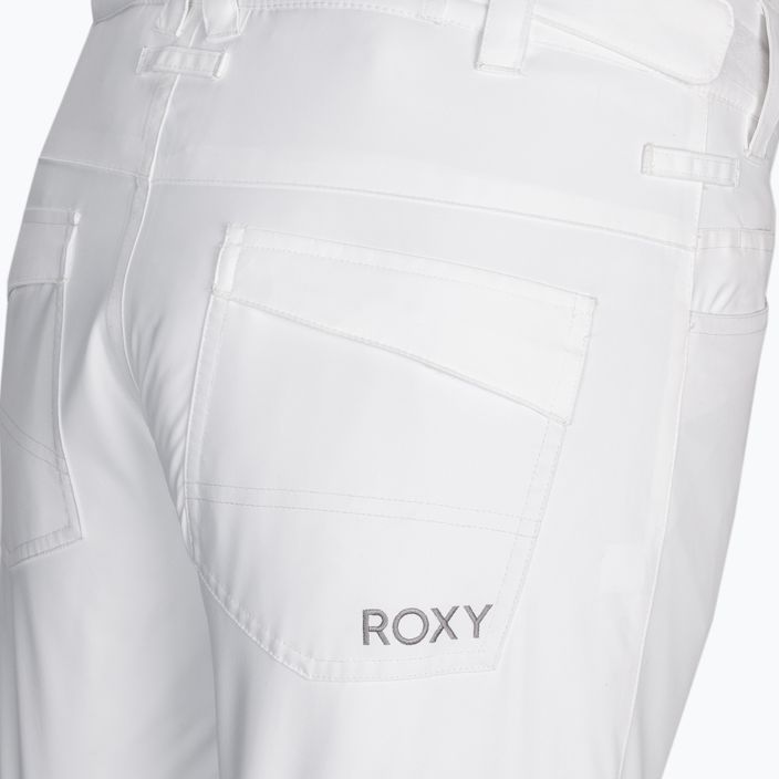Штани для сноуборду жіночі Roxy Backyard білі ERJTP03127 9