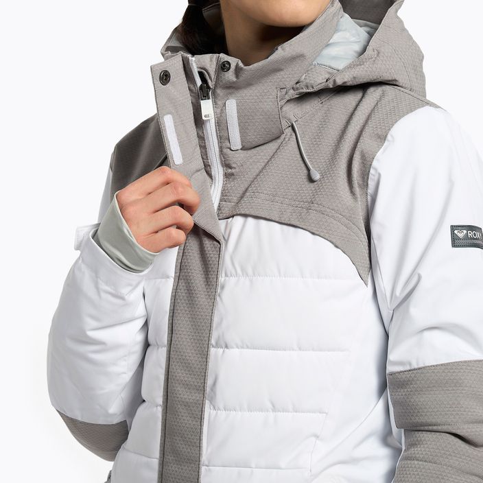 Куртка для сноуборду жіноча Roxy Dakota біла ERJTJ03260 7