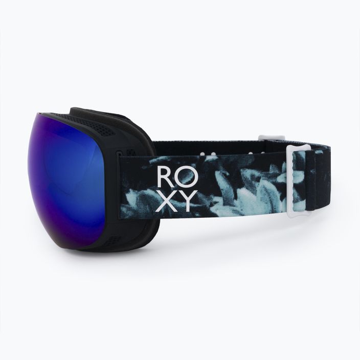 Маска сноубордична жіноча Roxy Popscreen Cluxe J true black akio/sonar ml revo blue ERJTG03156-KVJ1 4