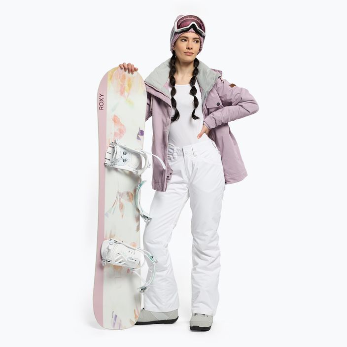 Штани для сноуборду жіночі Roxy Backyard білі ERJTP03167 2