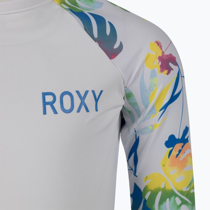 Футболка для плавання дитяча ROXY Printed bright white/surf trippin 3