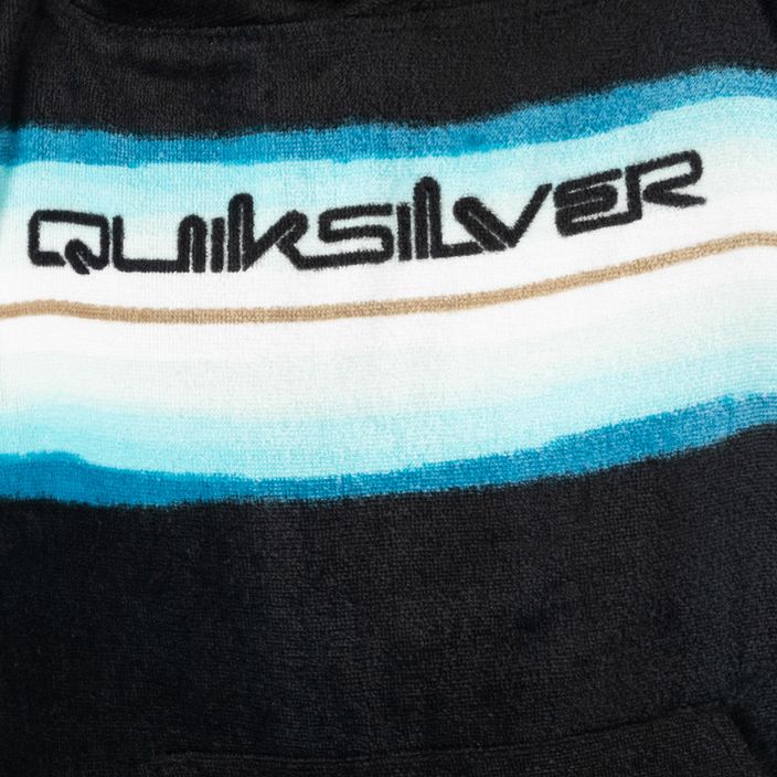 Пончо дитяче Quiksilver Hoody Towel black/blue 3