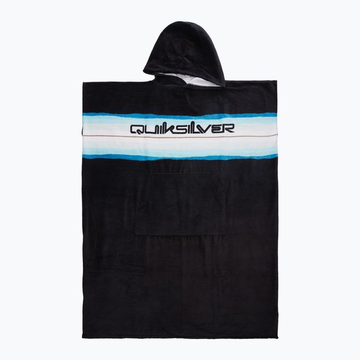 Пончо чоловіче Quiksilver Hoody Towel black/blue