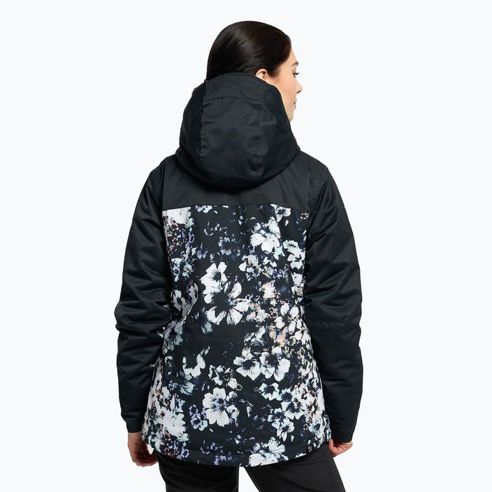 Куртка сноубордична жіноча ROXY Jetty Block true black black flowers 4