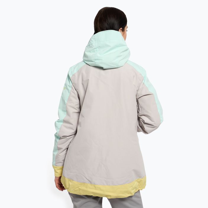 Куртка сноубордична жіноча ROXY Ravine Hoodie gray violet 4