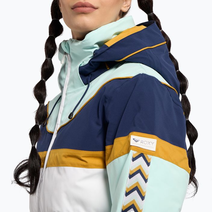 Куртка сноубордична жіноча ROXY Peak Chic Insulated fair aqua 6