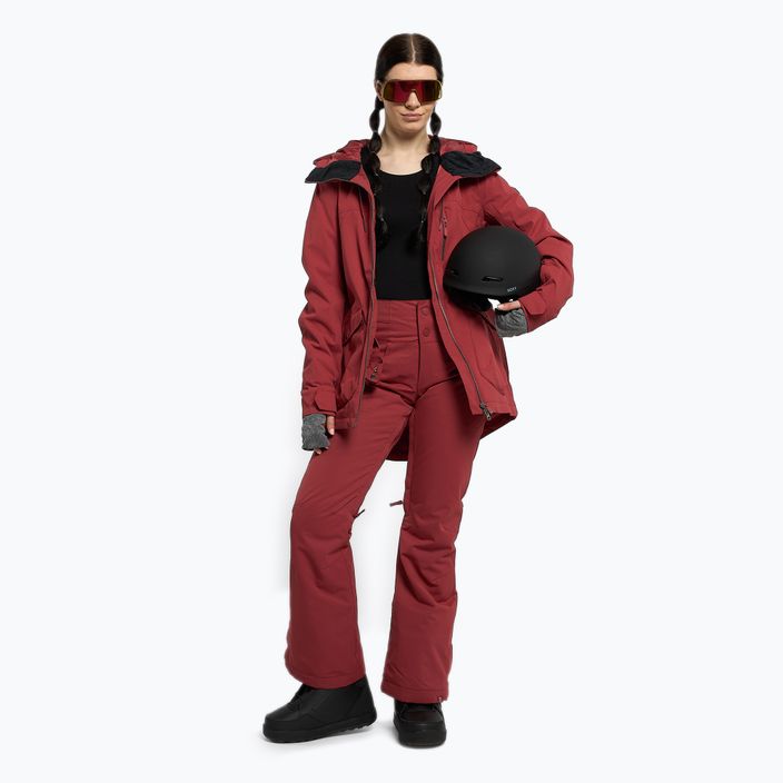 Куртка сноубордична жіноча ROXY Stated Warmlink brick red 2
